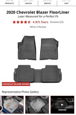 Weather Tech 2020 Chevy Blazer Floor Mats