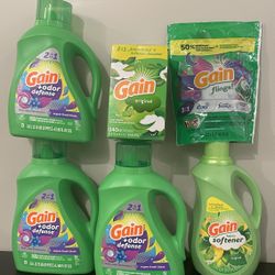 Gain laundry detergent bundle $55
