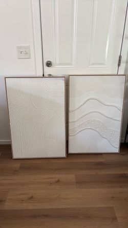 Set of (2) Decorative Artwork