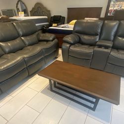 COMFY NEW MADRID RECLINING SOFA AND LOVESEAT SET ON SALE ONLY $999. IN STOCK SAME DAY DELIVERY 🚚 EASY FINANCING 