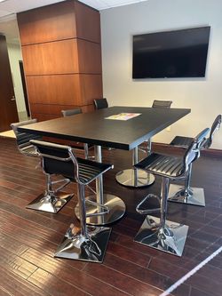 Office table with chairs