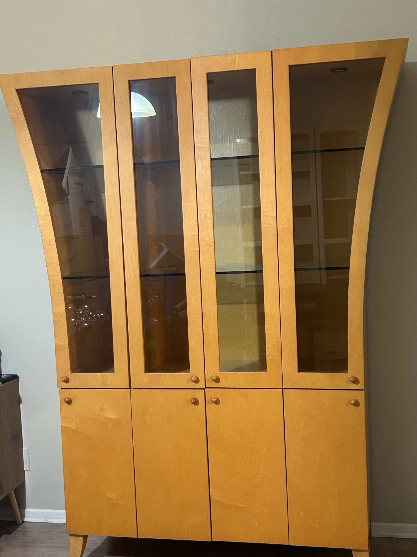 Free Glass and Wood Hutch
