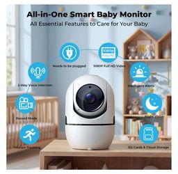 NEW Kazilan 2K WiFi Baby Monitor Cam