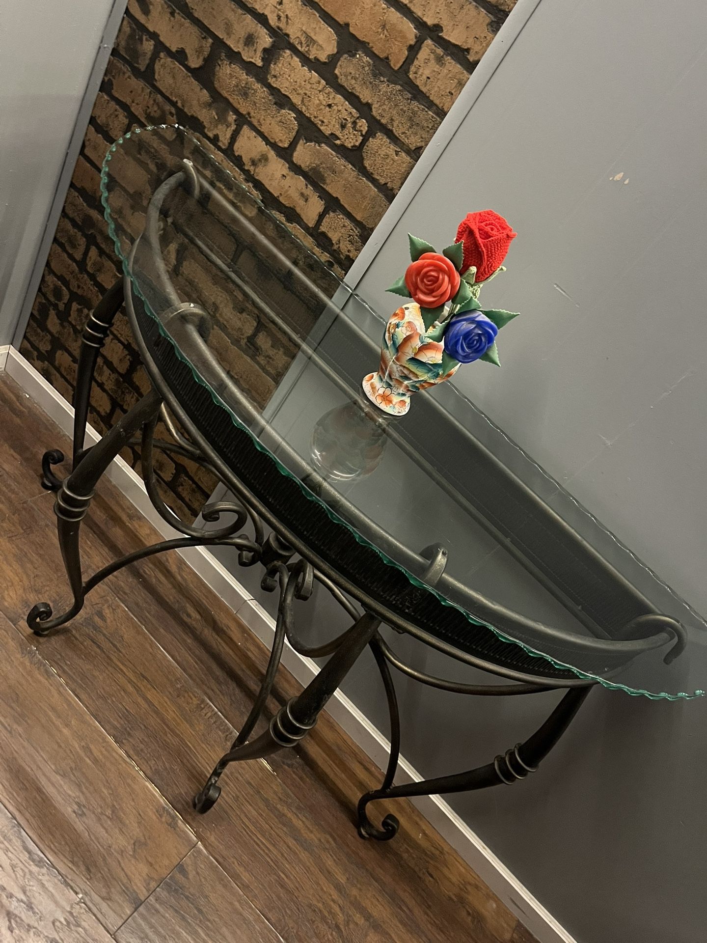 Glass Console table