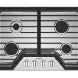 BRAND NEW IN THE BOX 30-inch Gas Cooktop with EZ-2-Lift™ Hinged Cast-Iron Grates With Natural Gas Connectors
