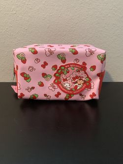 Strawberry shortcake X My Melody Cosmetic Bag