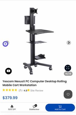 NIB Yescom NexusX PC Mobile Cart Workstation