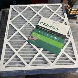 Filterbuy 20X 23 X1  Air Filter MERV 8 Dust Defense (4-Pack), Pleated HVAC AC Furnace Air Filters