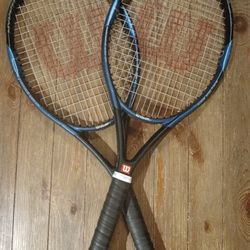 Two Wilson Tennis Rackets