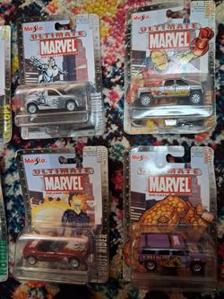 Vintage marvel die cast cars