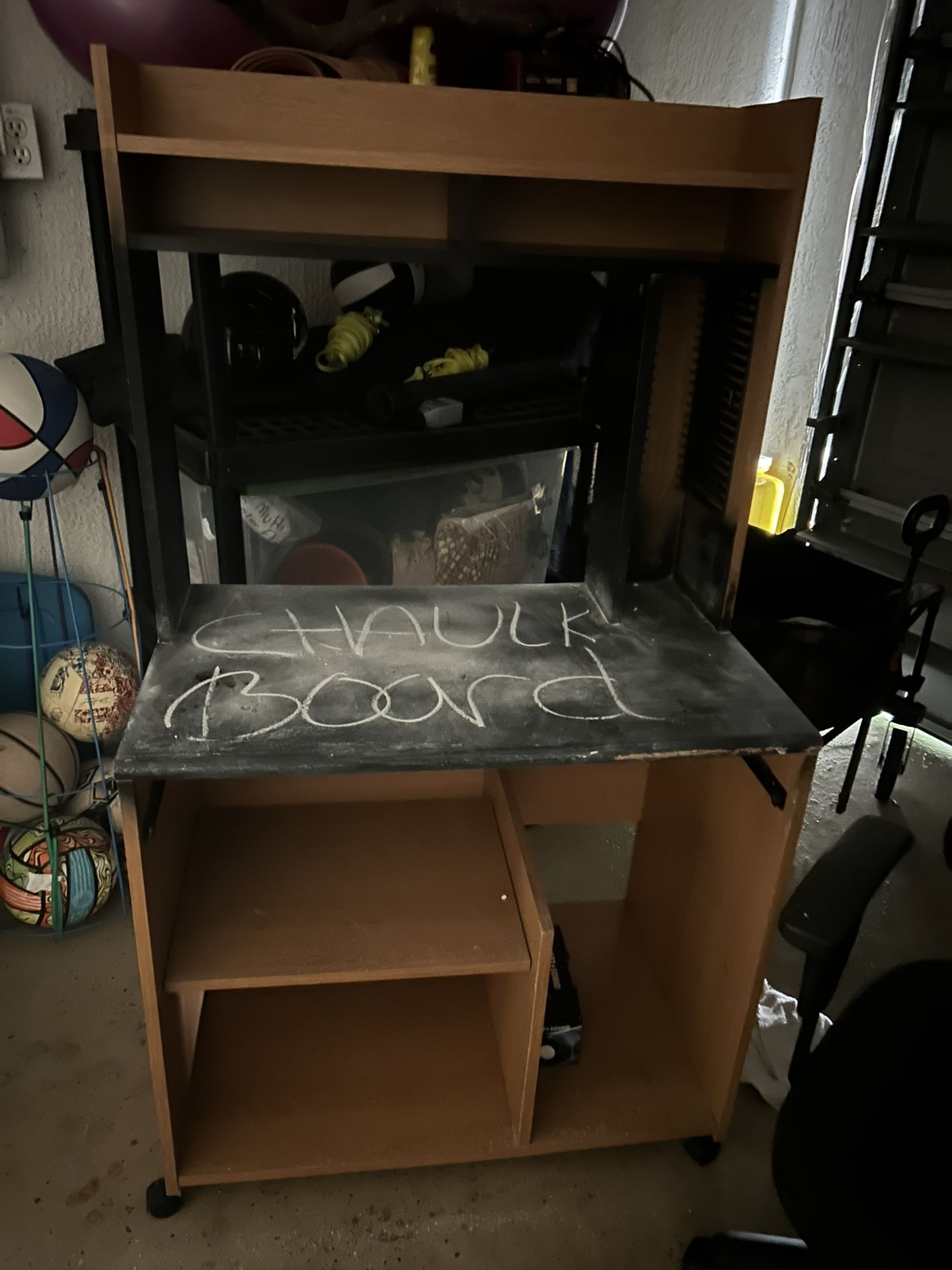 Chalkboard Computer Desk With Desk Chair