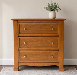 Solid Wood 3 Drawer Chest