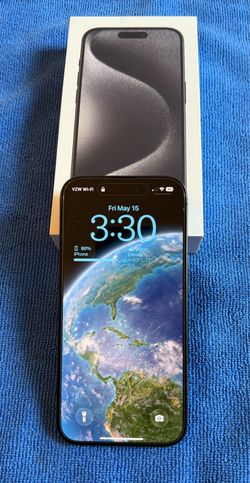 Apple iPhone 15 Pro with box and Torro Leather Hardcase