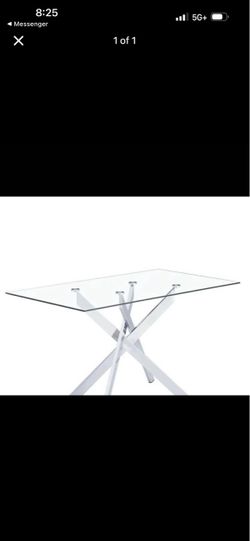 Glass Top Dining Table Chrome Base