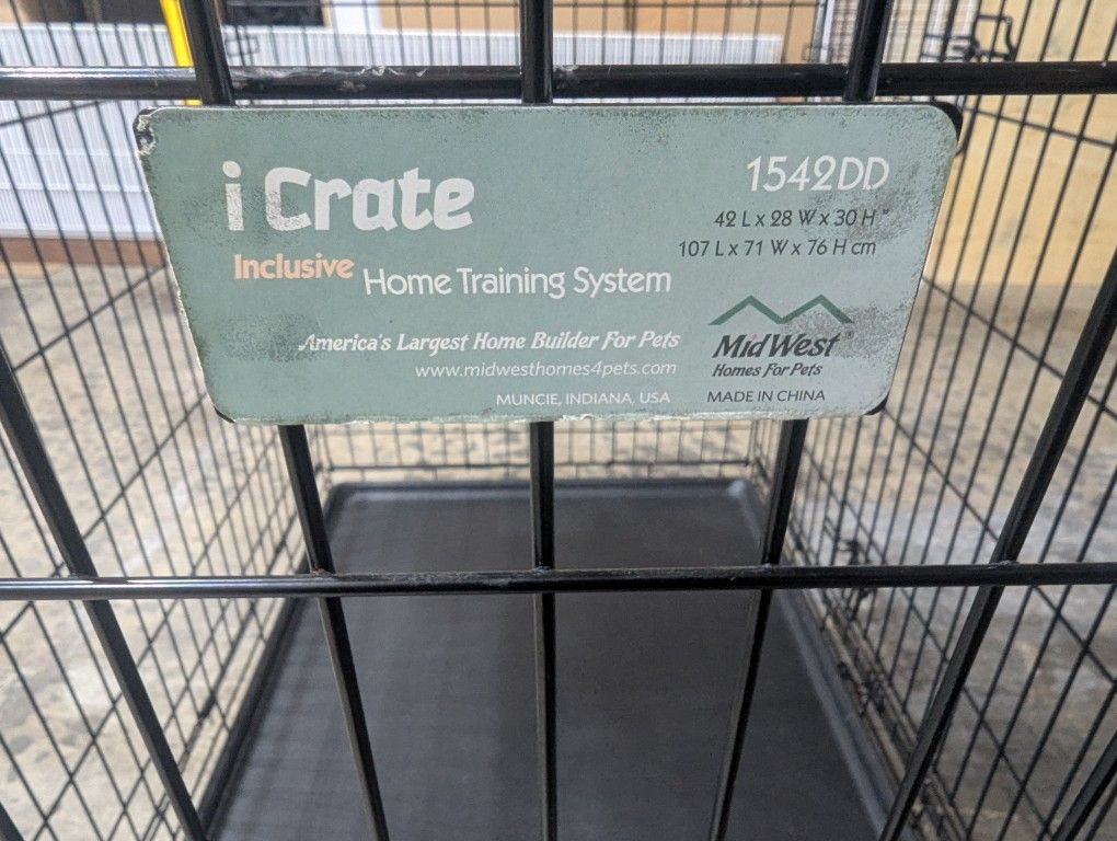 Icrate 1542DD Dog Training Crate