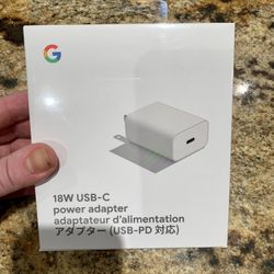 New Google 18W USB-C Adapter and Cord