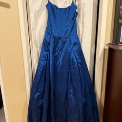 Blue Princess Prom Dress 