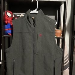 grey ariat vest