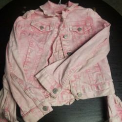 Pink Jean Jacket 
