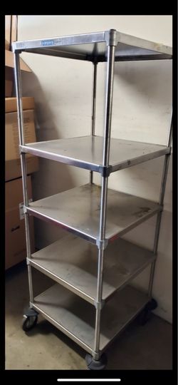 Stainless steel push cart