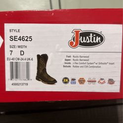 Justin Work Boots