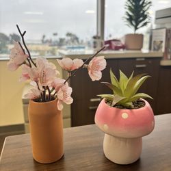 Small Fake Desk Plants 