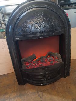 Vintage Birdcage style Electric Fireplace