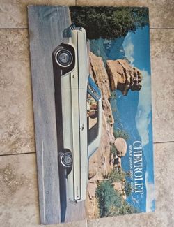Original Dealership 1964 Chevy Impala Poster