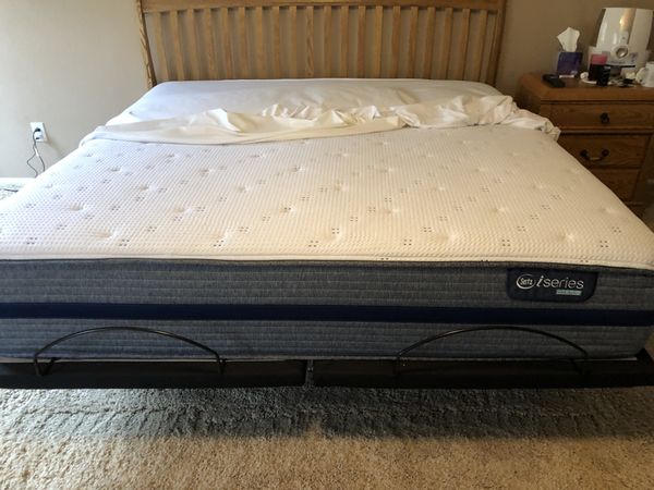 Serta Iseries Hybrid 300 Plush King Size Mattress For In San Serta Iseries Hybrid 300 Plush King Size Mattress