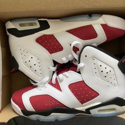 Retro Jordan 6s Carmine
