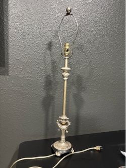 Vintage Silver Lamp