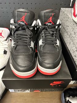 Air Jordan 4 Bred Reimagined Size 10
