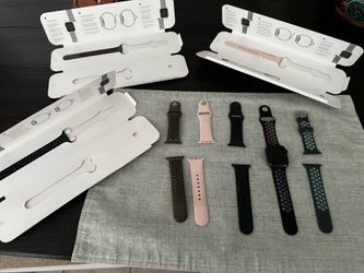apple watch series 6 40 mm very good condition bundle with 3 original bands and 2 not original $240 firm price