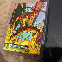Vulnerable To Fire Venom Card # 16
