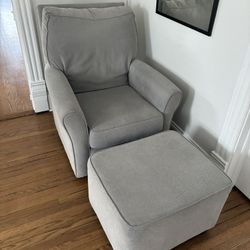 Glider Chair With Rocking Ottoman