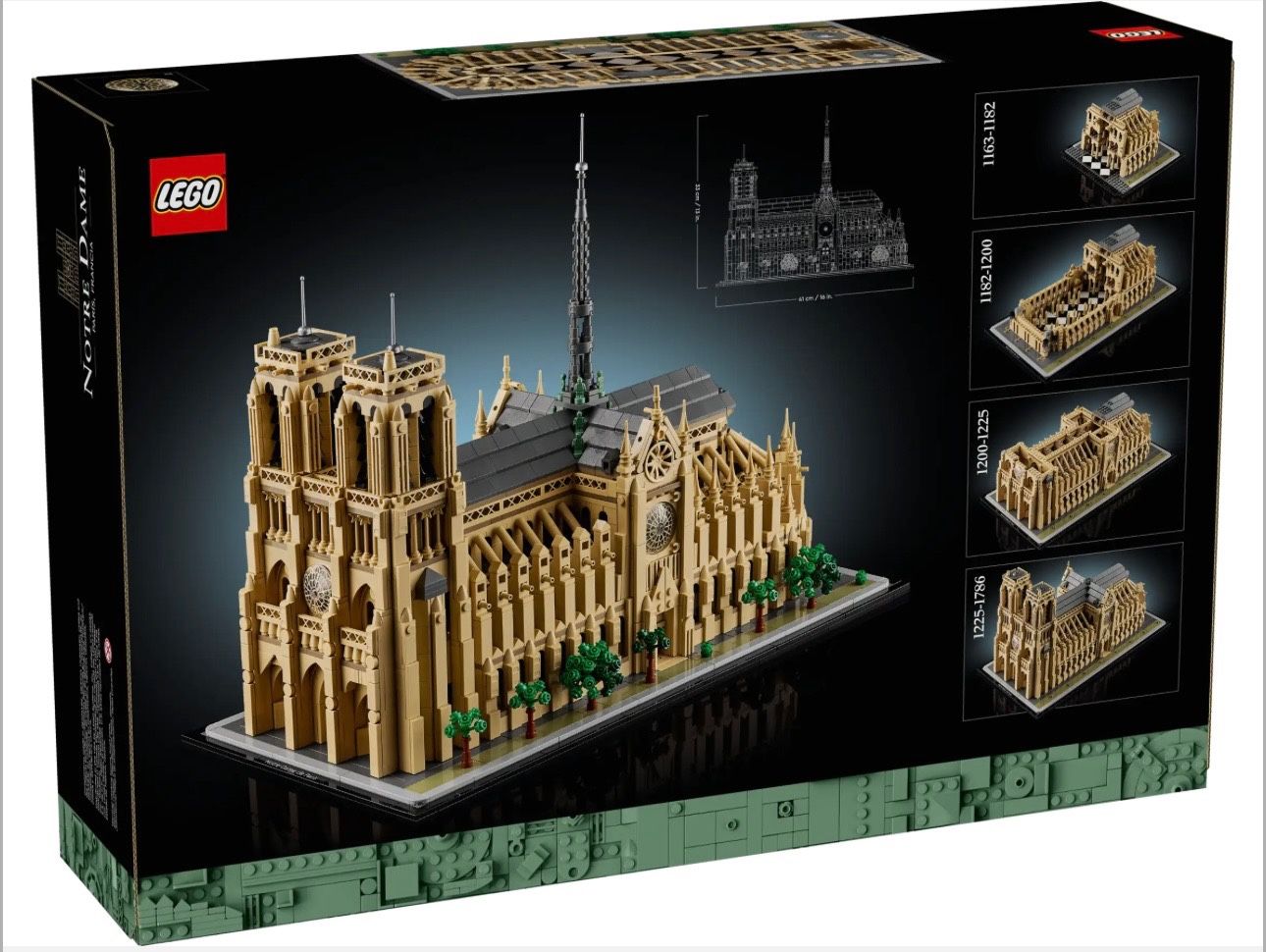 Notre Dame Lego Set (pre-built)