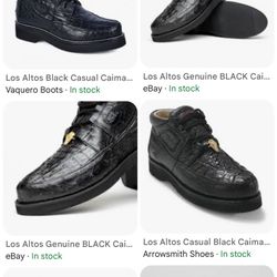 Los Altos Crocodile And Ostrich Boot 