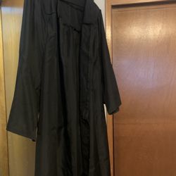 Black Graduation Cap And Gown