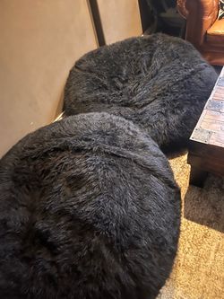 Giant Fuzzy Bean Bags