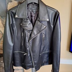 Faux Leather Motorcycle XXL Jacket 