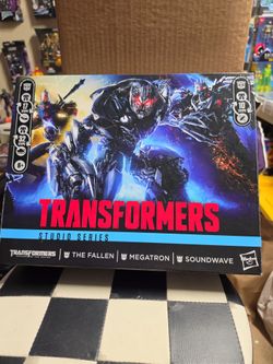 Transformers Studio Series The Fallen Megatron Soundwave 3-Pack