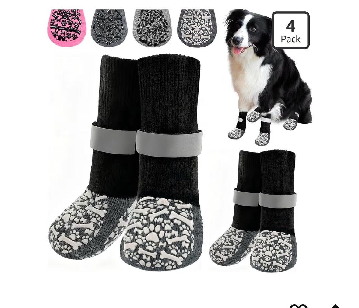Anti Slip Dogs Socks