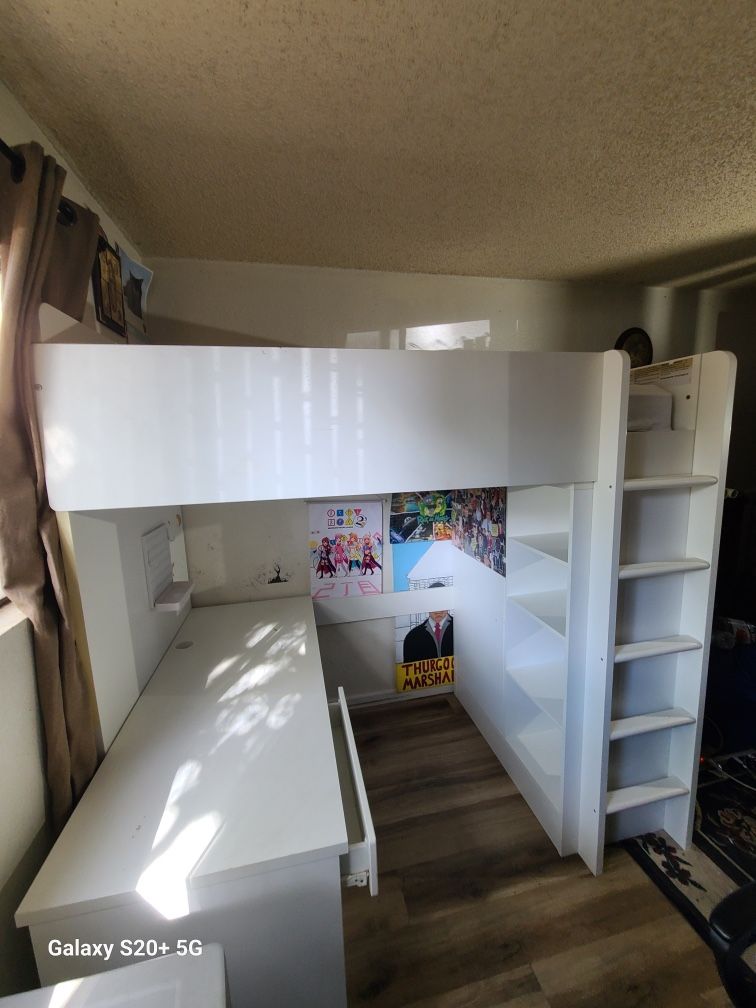 IKEA Loftbed with Desk