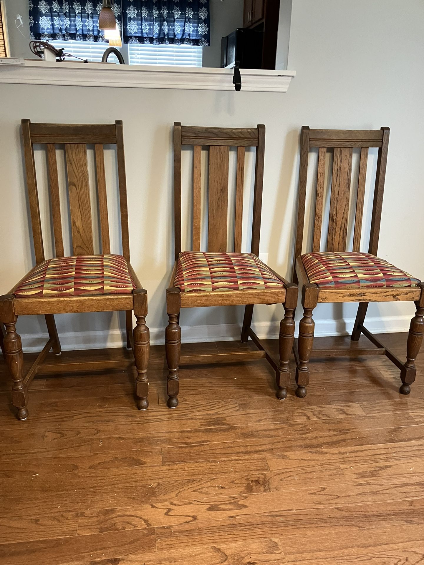 3 Antique Dining Chairs