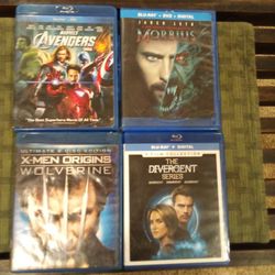 4 Blu-ray Movies