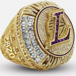 2020 LA Lakers Championship Replica Ring / James 