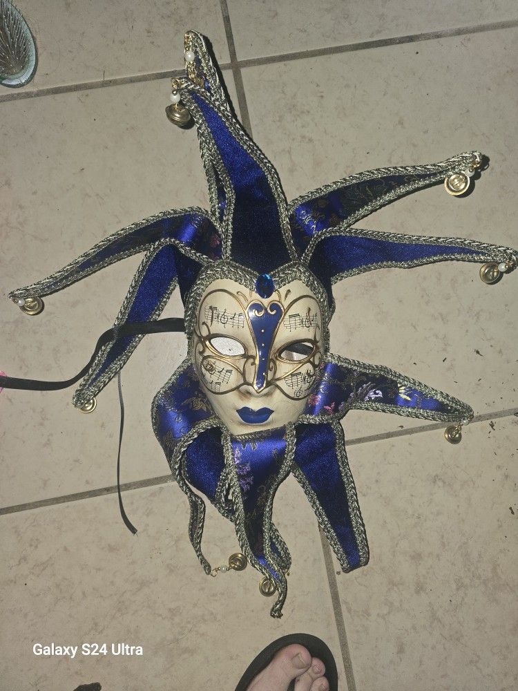 Mardi Gras Jester Mask