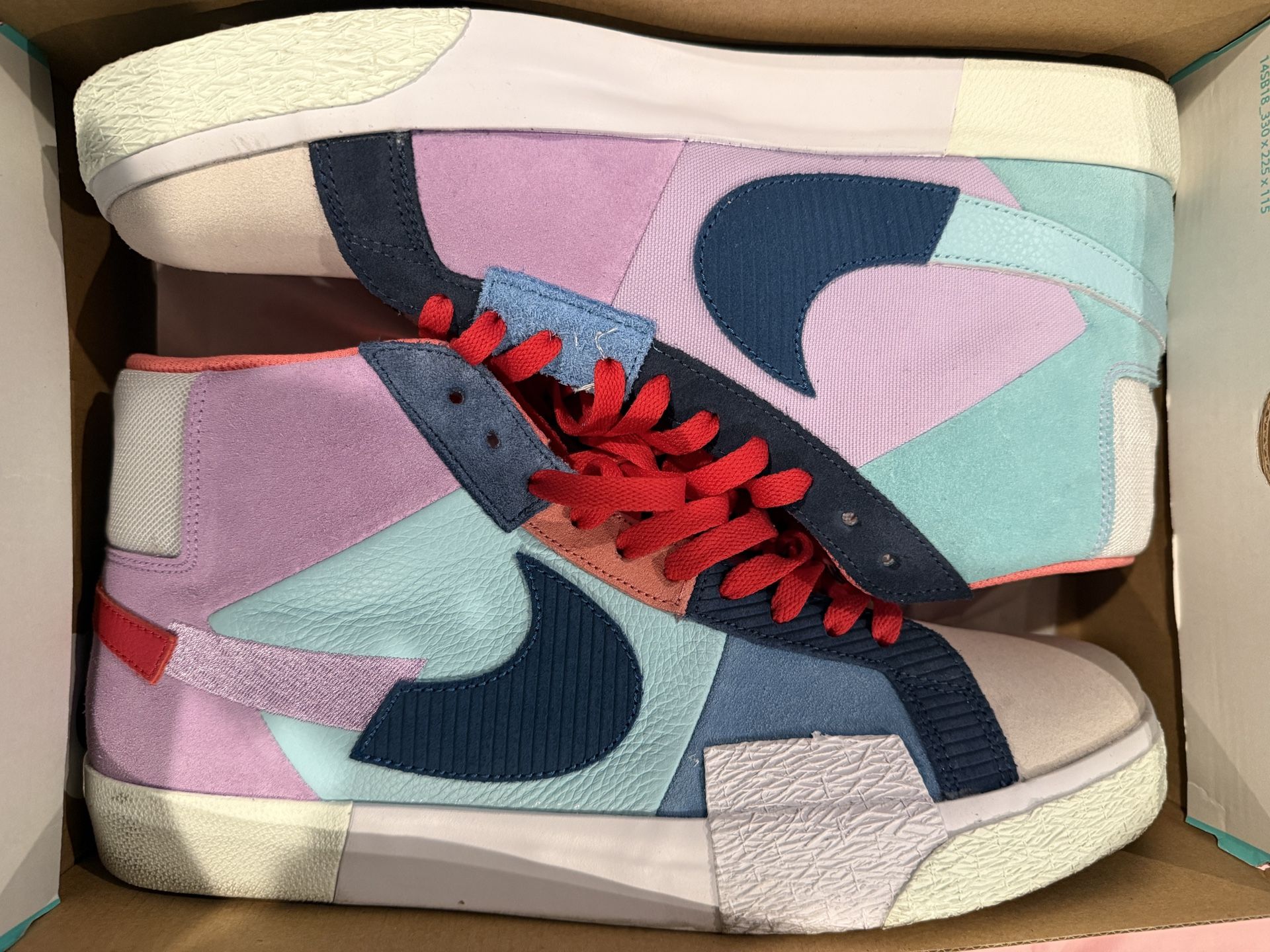 Size 12 ZOOM BLAZER MID PREMIUM SB 'MOSAIC PACK MULTI