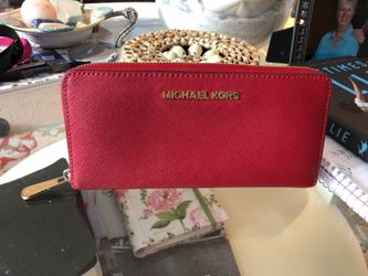 Leather Michael Kors wallet