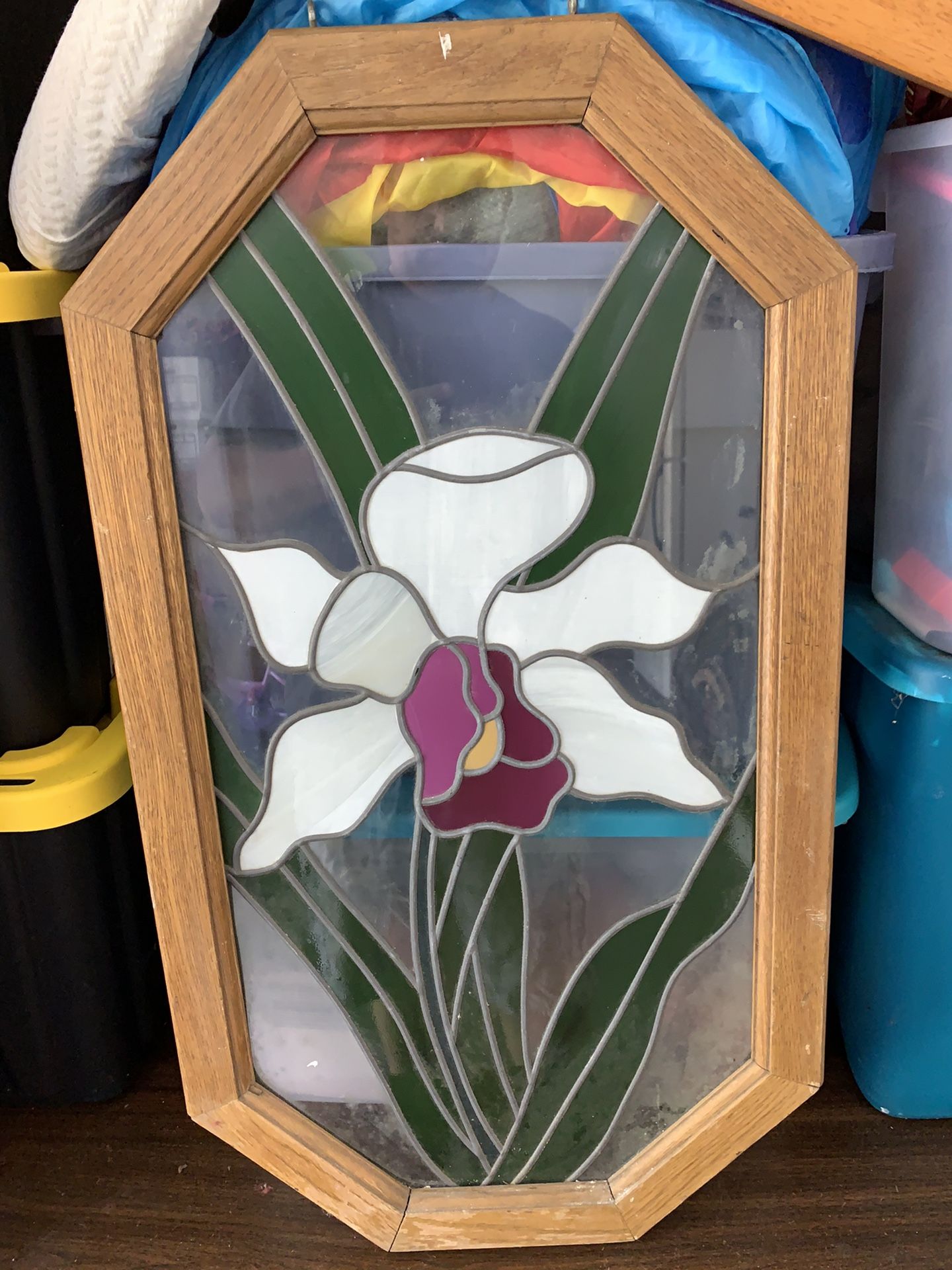 Stain glass flower